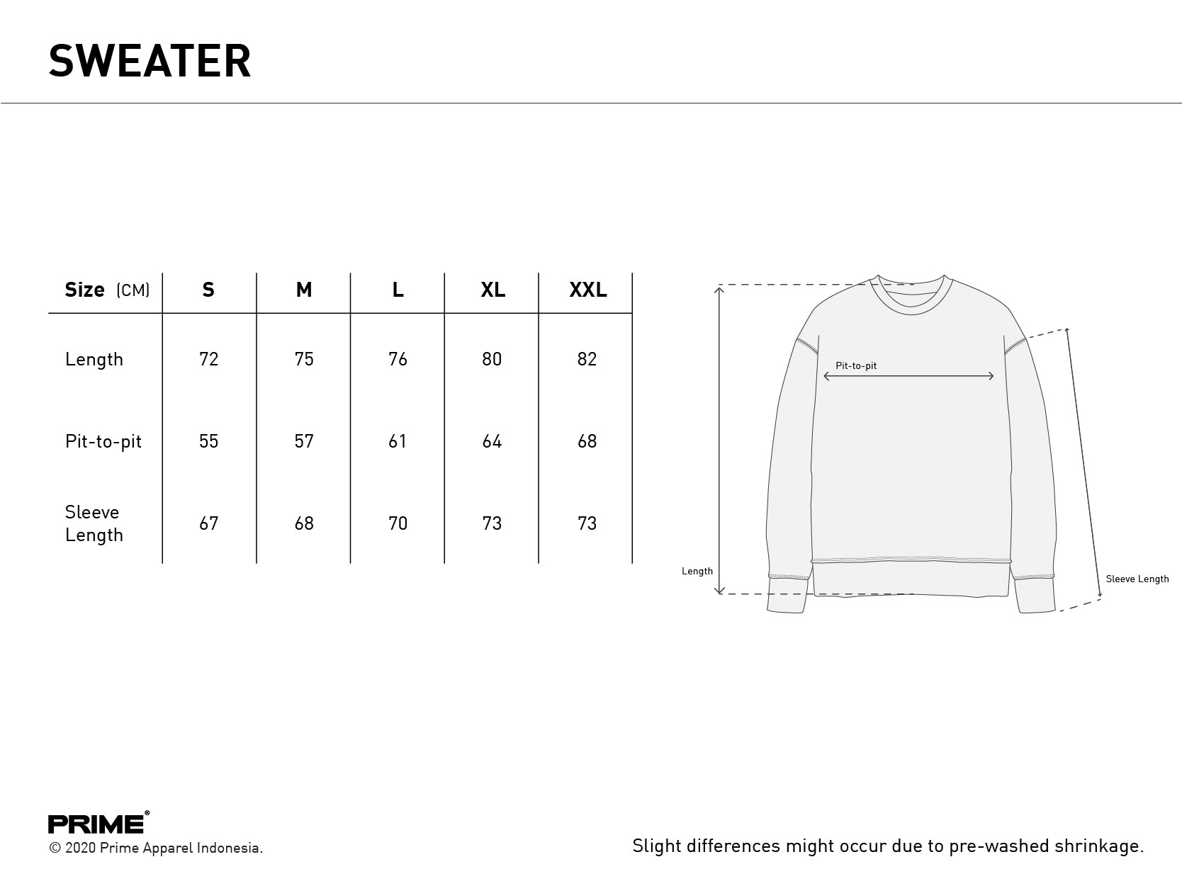 Heavy Fleece Crewneck Sweatshirt Prime Apparel